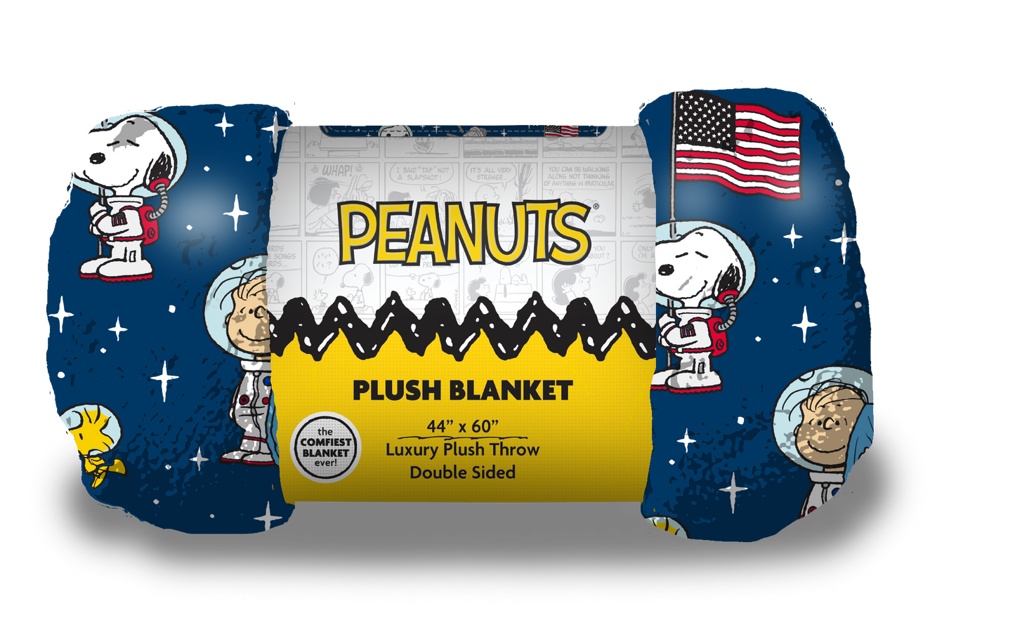 Snoopy Space Throw Blanket