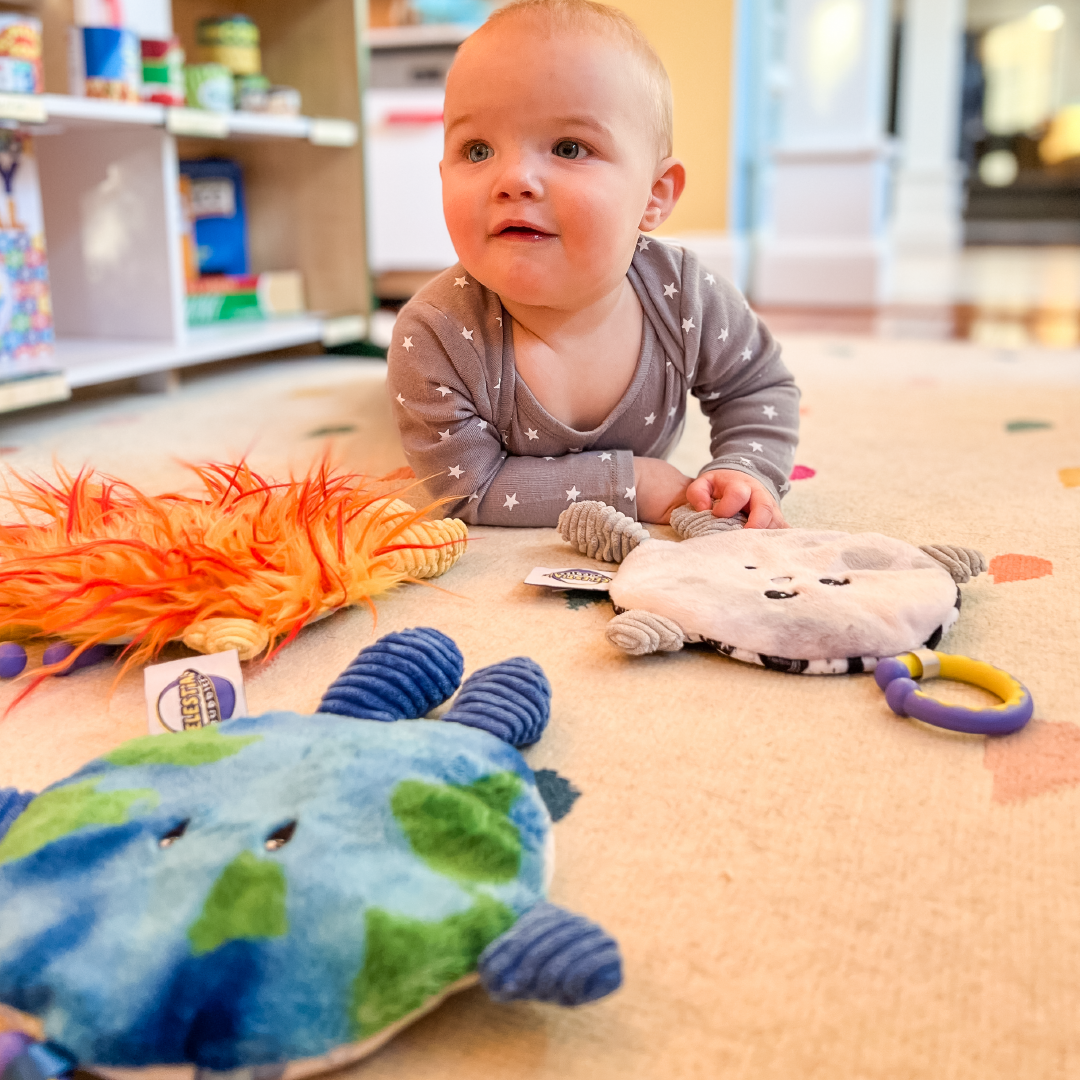 Earth Plush Baby Teether Lovey - Sensory Infant Toy