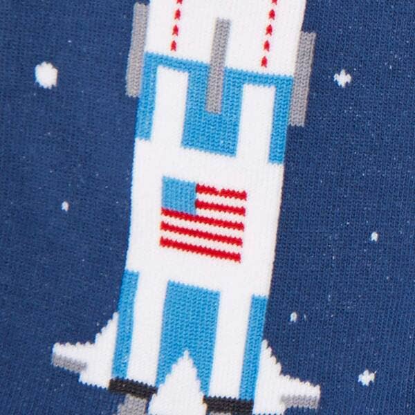 3, 2, 1, Lift Off Men's Crew Socks