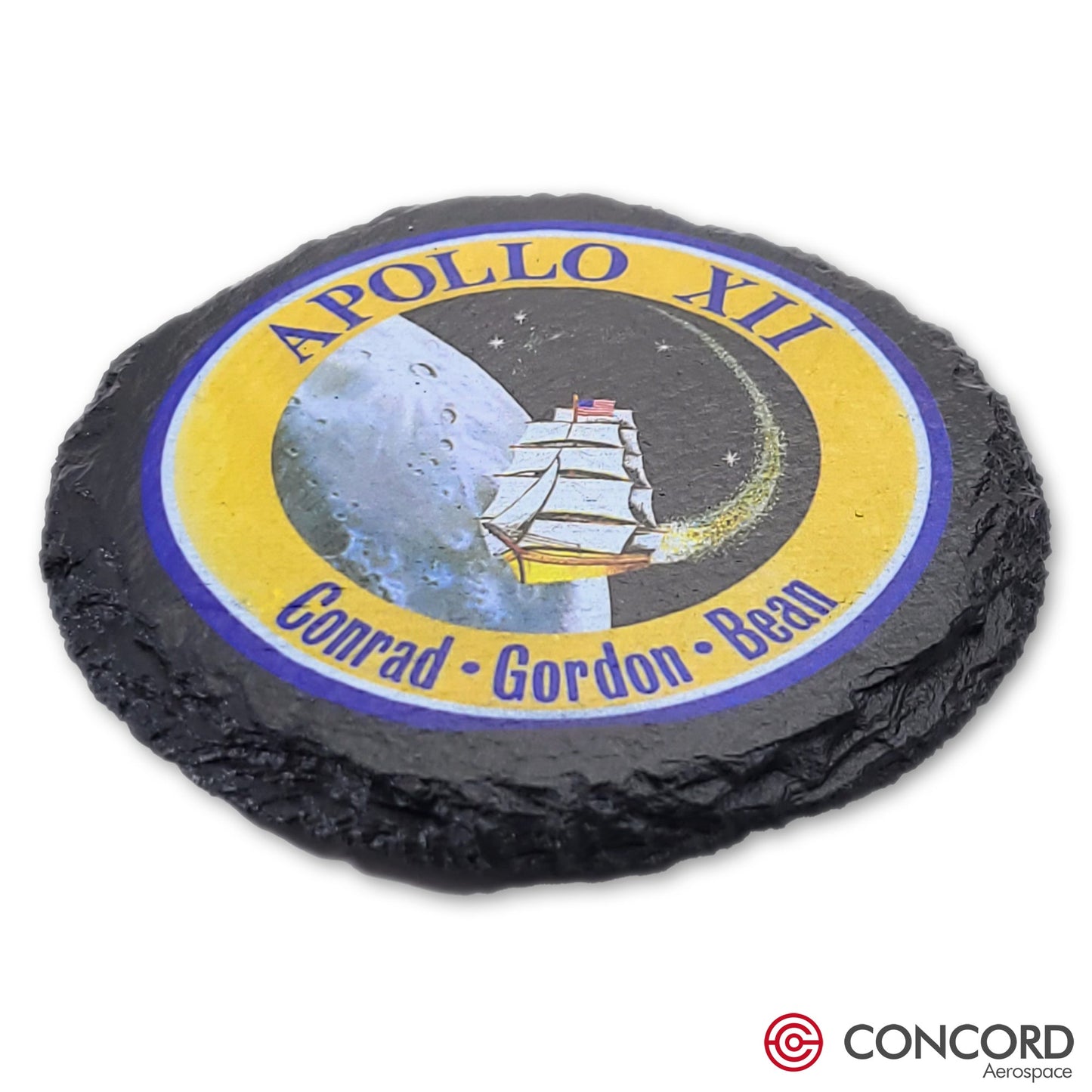 APOLLO 12 MISSION - SLATE COASTER