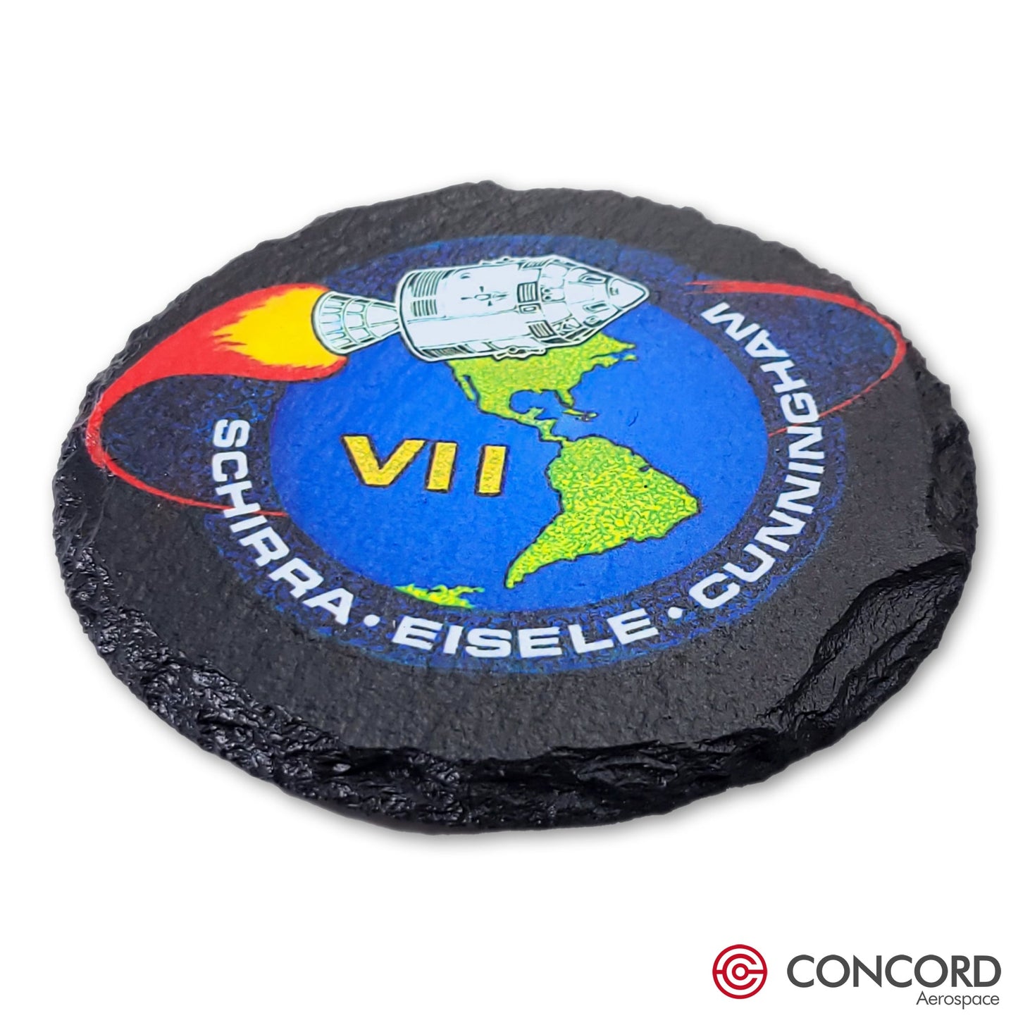APOLLO 7 MISSION - SLATE COASTER