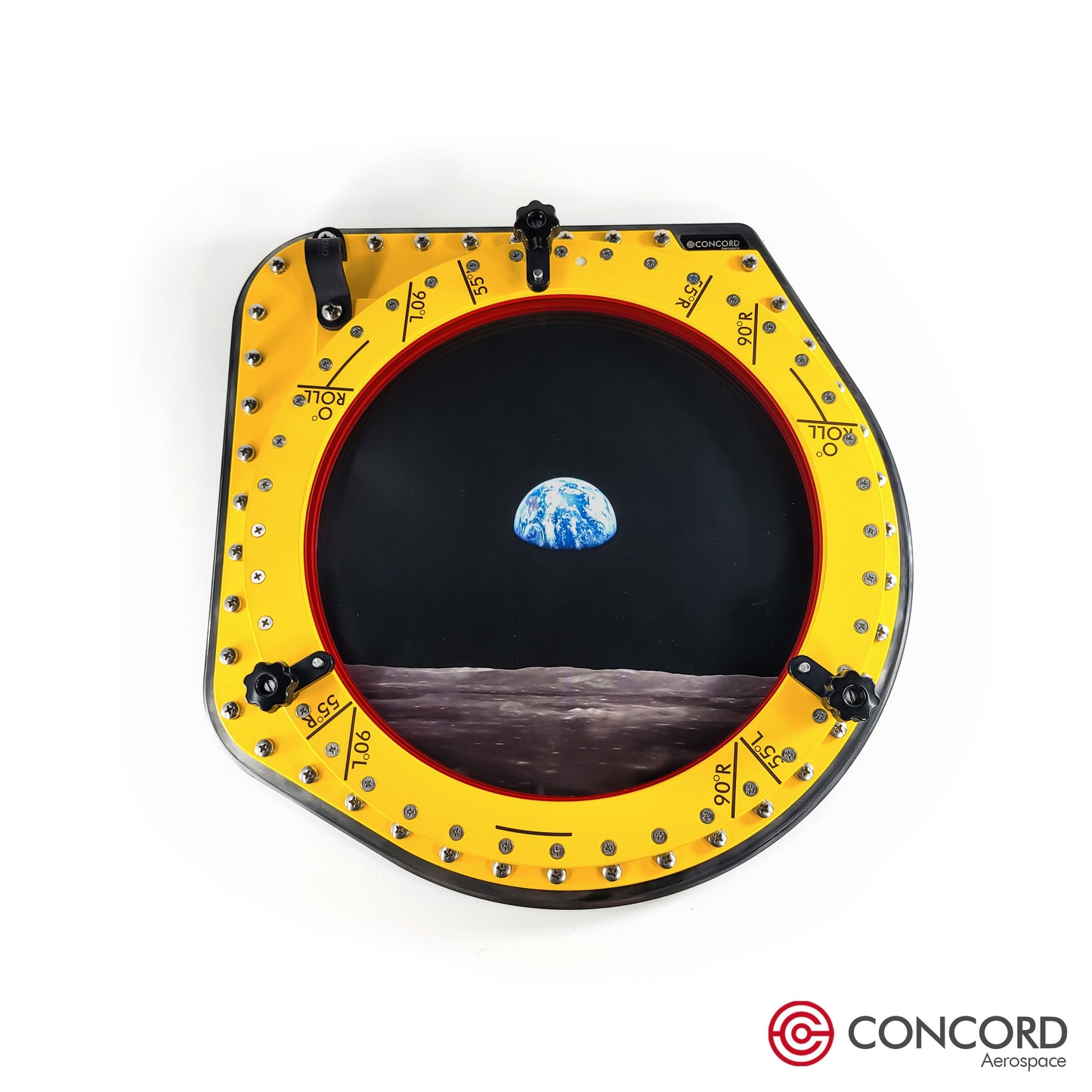 APOLLO COMMAND MODULE HATCH WINDOW - INNER STRUCTURE FRAME
