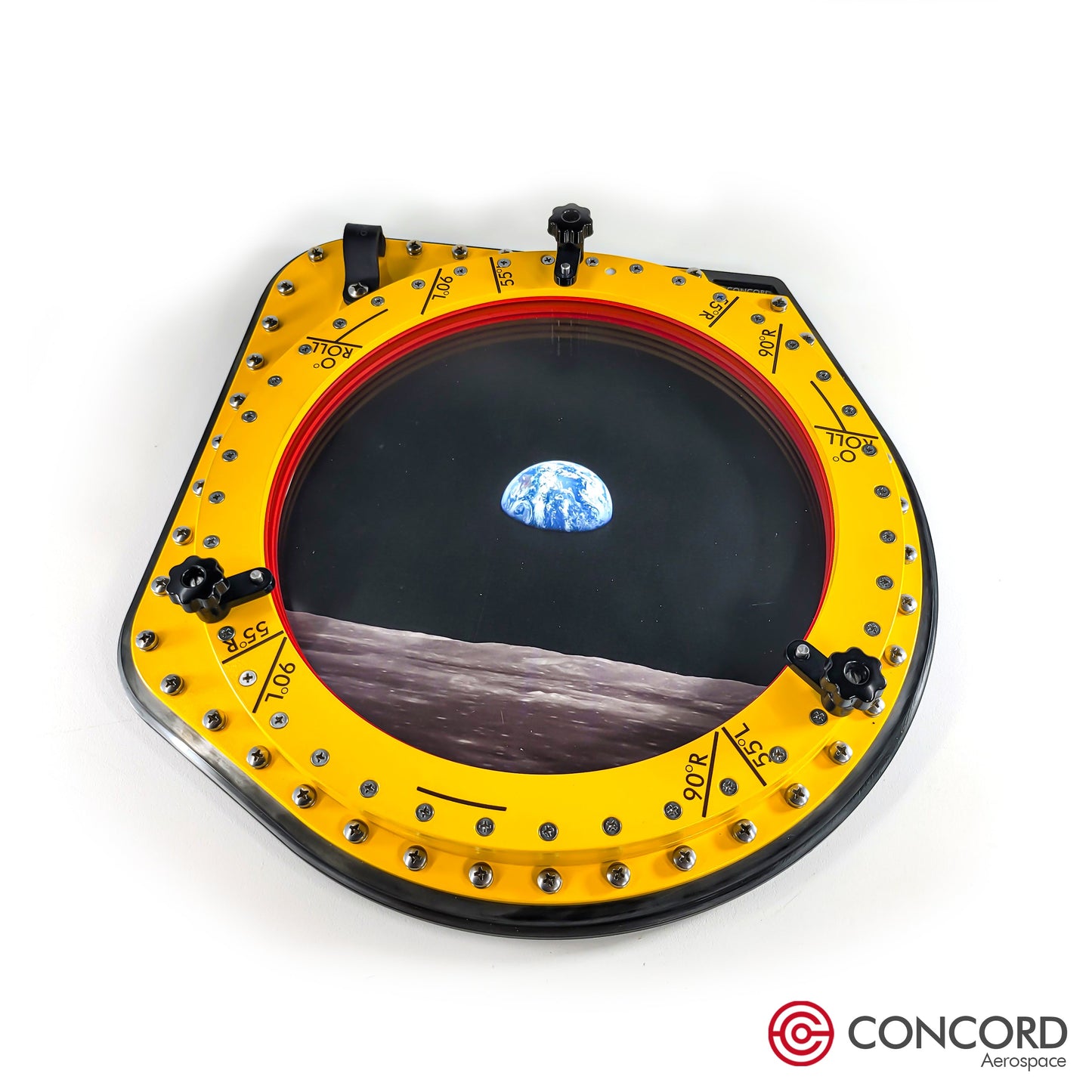APOLLO COMMAND MODULE HATCH WINDOW - INNER STRUCTURE FRAME