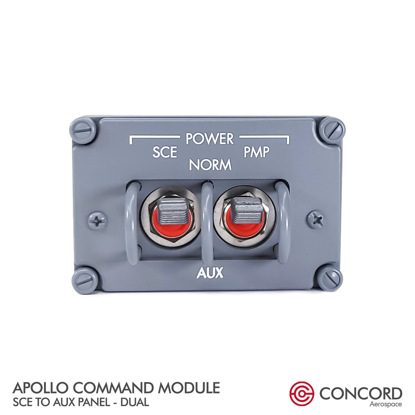 APOLLO COMMAND MODULE DUAL SWITCH PANEL - SCE to AUX