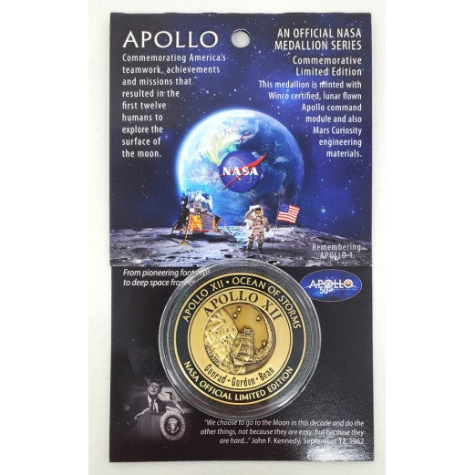 Apollo XII 50th Anniversary Medallion