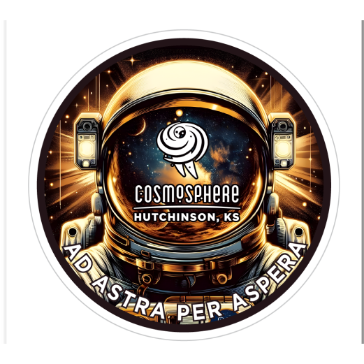 Astronaut Logo Sticker