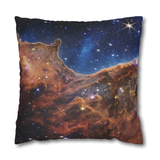 Cosmic Cliffs 16.5" Cotton Canvas Pillow Sham