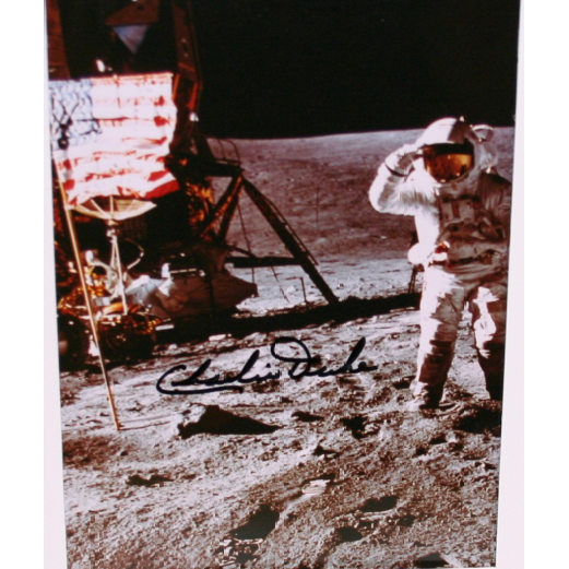 Charlie Duke Signed Photo