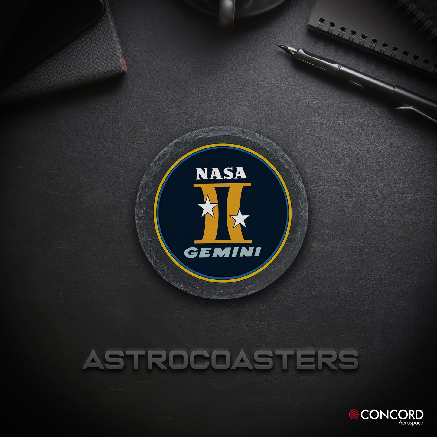 GEMINI PROGRAM - SLATE COASTER