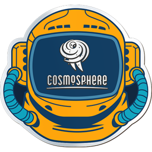 Cosmosphere Space Helmet Sticker