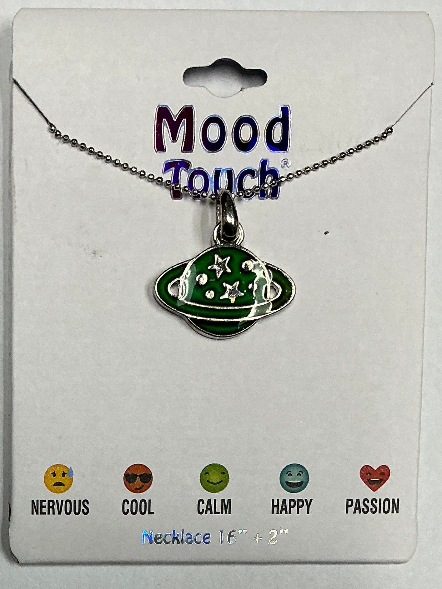 Necklace Chain Mood Glitter Saturn