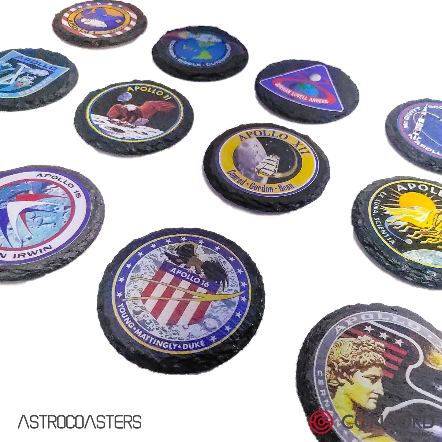 APOLLO 7 MISSION - SLATE COASTER