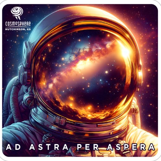 Astronaut Galaxy Sticker