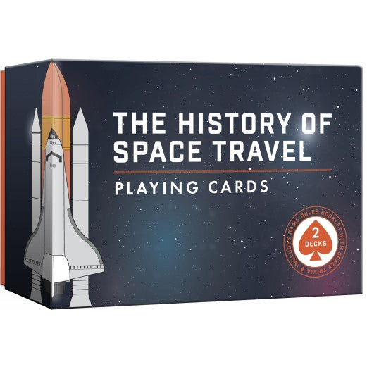 The History of Space Travel Playing Cards: Two Decks of Cards and Game Rules Booklet with Space Trivia