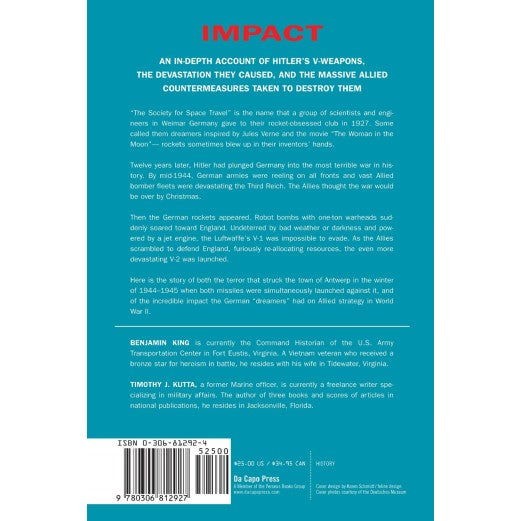 Impact: The History Of Germany's V-weapons In World War II Book