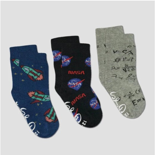 Math, NASA and Rockets Kids Socks