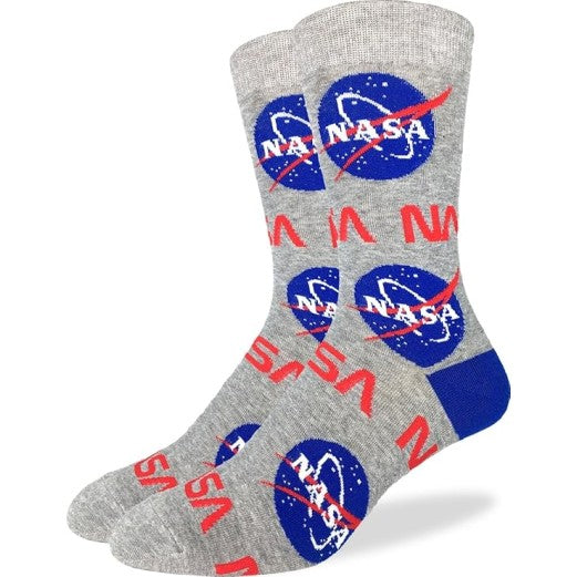 Gray Nasa Socks