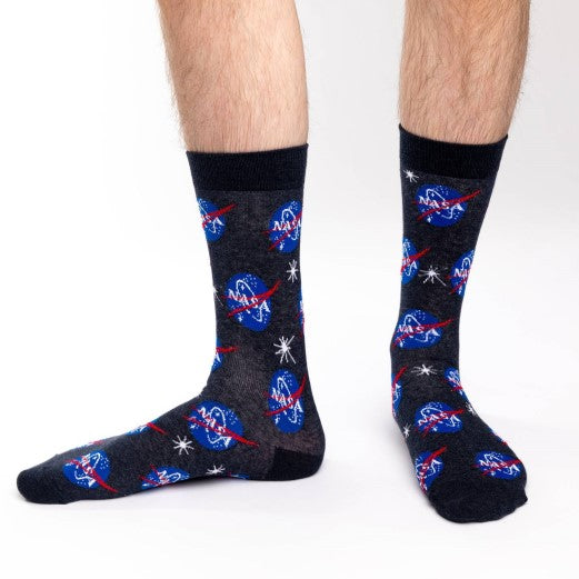Men's NASA Blue Socks 7-12