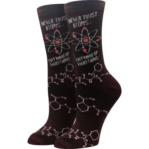 Ladies Never Trust Atoms Socks