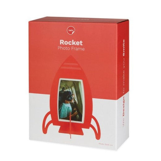 Rocket Photo Frame Red