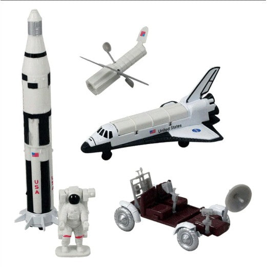 Space Explorer-Rocket Adventure Fleet Playset-5-piece Set
