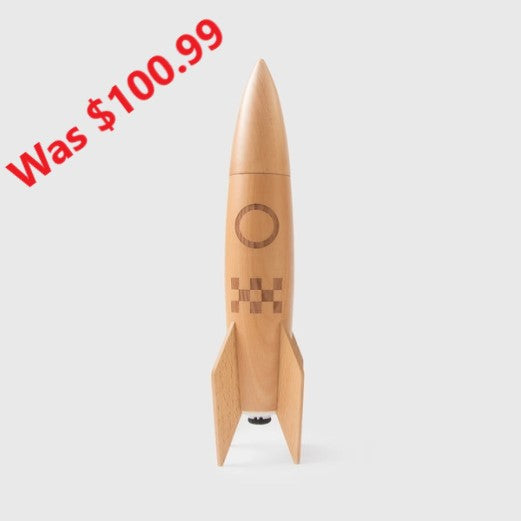 Wooden Rocket Salt &/or Pepper Mill