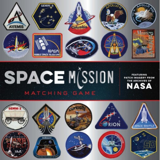 Space Mission Matching Game: Featuring Patch Imagery from The Archives of NASA