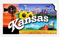 Kansas Collage Magnet