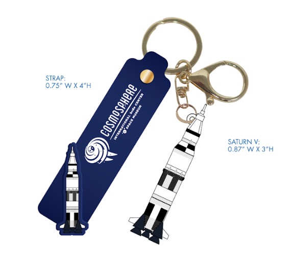 Saturn V Rocket Keychain
