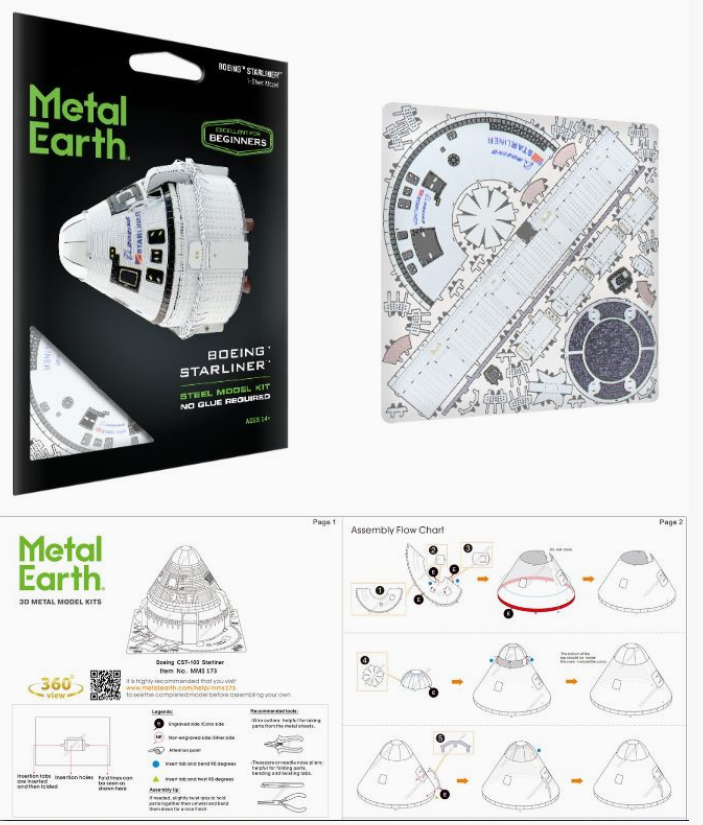 Metal Earth Boeing Starliner