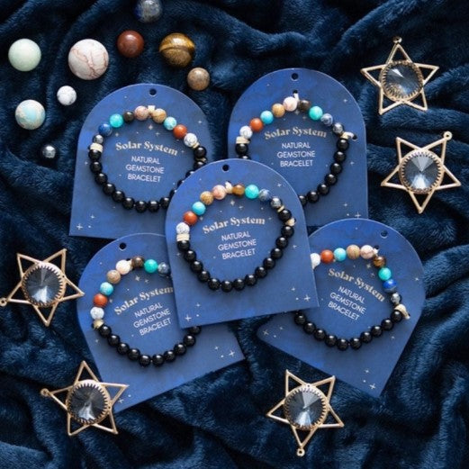 Solar System Gemstone Bracelet