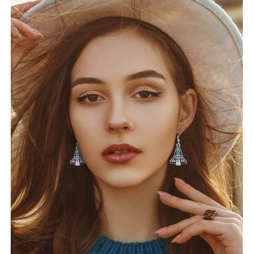 Sparkling Shuttle Earrings