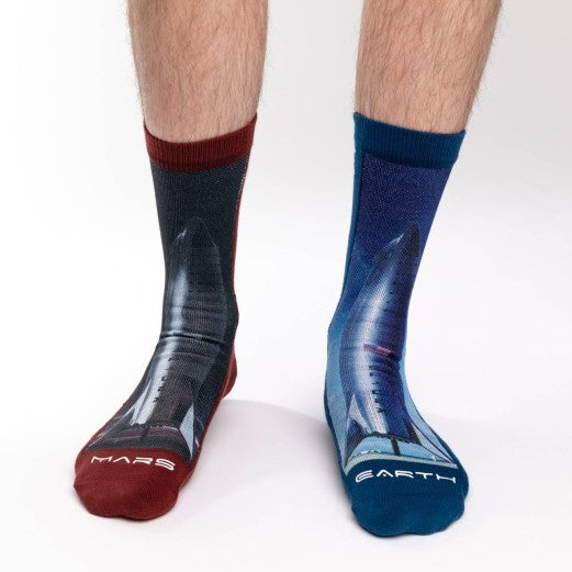 Men's Starship Rocket Socks 8-13