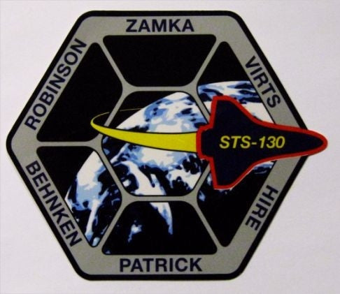 STS-130 Mission Sticker