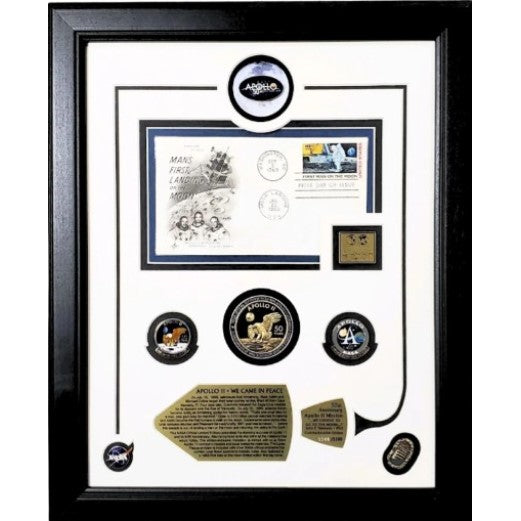 Framed Apollo XI-We Came In Peace 50th