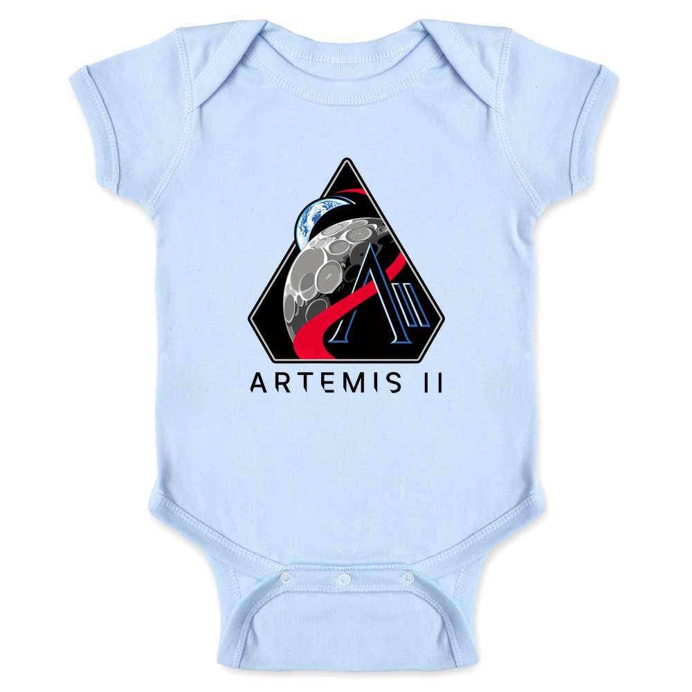 NASA Artemis II Program Mission Patch Baby Bodysuit