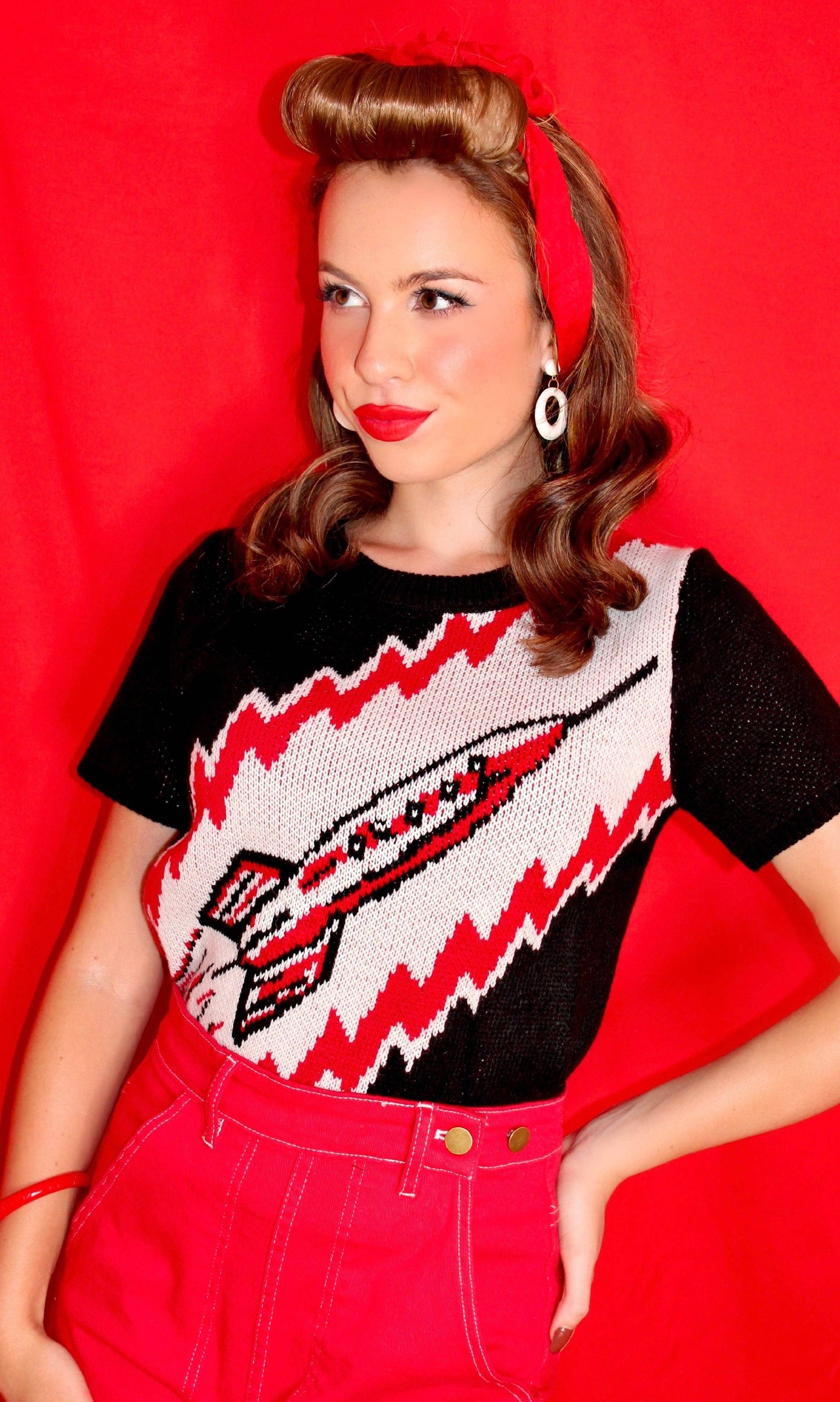 To the Moon Rocket Sweater