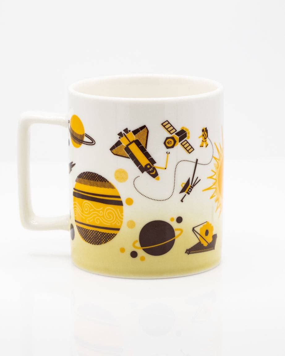 Retro Space Ceramic Mug