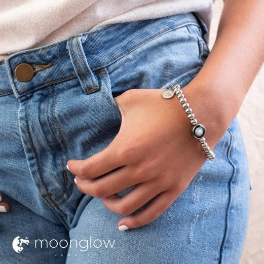 Zenith Moonglow Beaded Bracelet