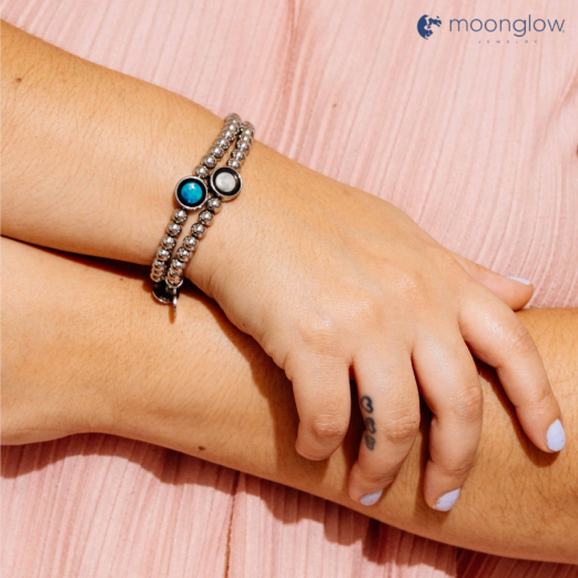 Zenith Moonglow Beaded Bracelet