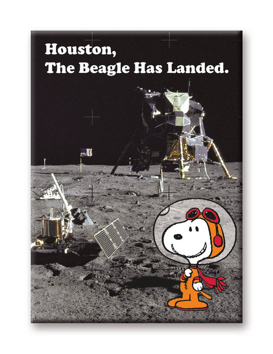 Peanuts Snoopy in Space - Beagle Landed Flat Magnet