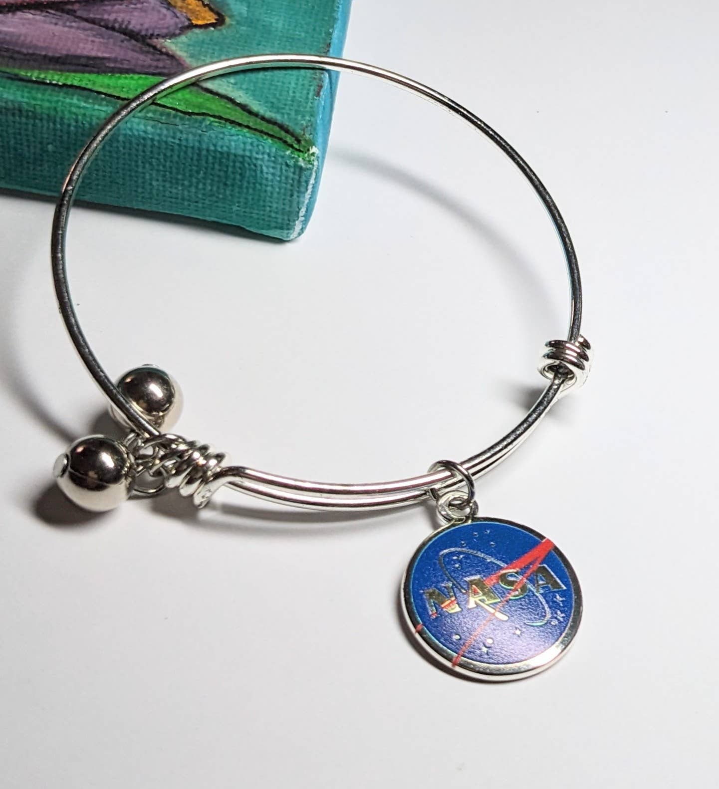 NASA Bracelet Stretch Beaded Bracelet for Woman