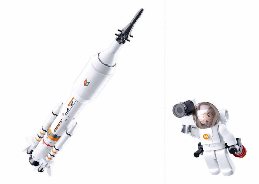 Space Rocket Booster Jet