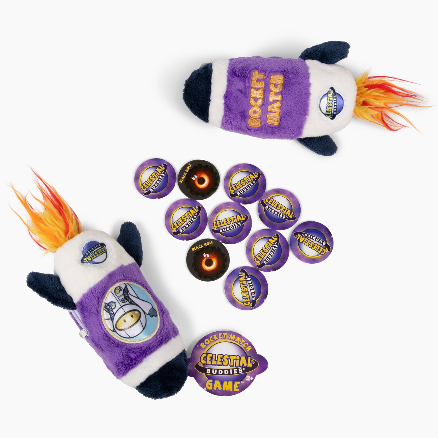 Rocket Match Memory Game For Toddlers - Plush Rocket