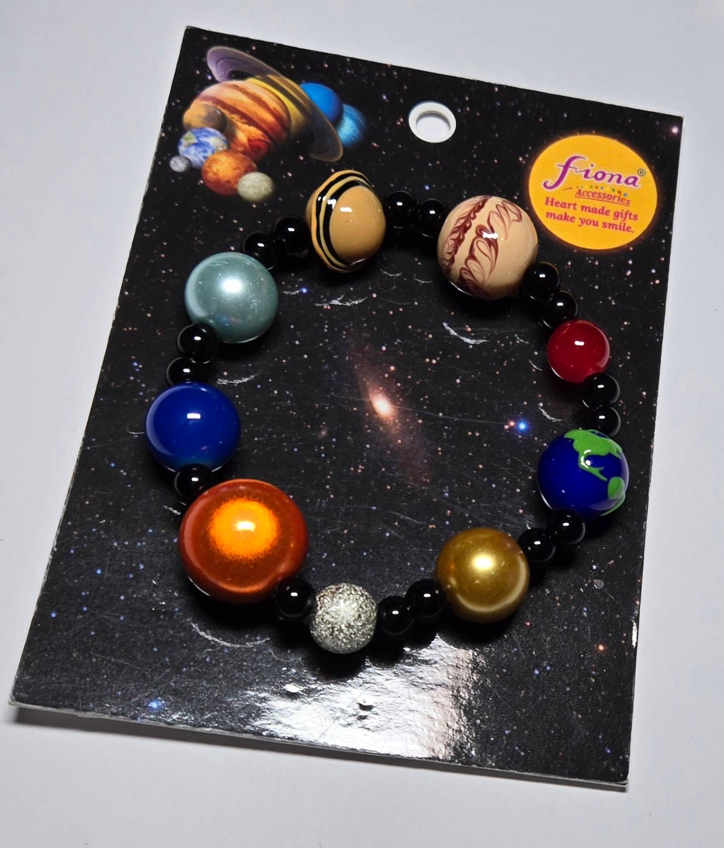 Solar System Galaxy Beaded Planet Bracelet