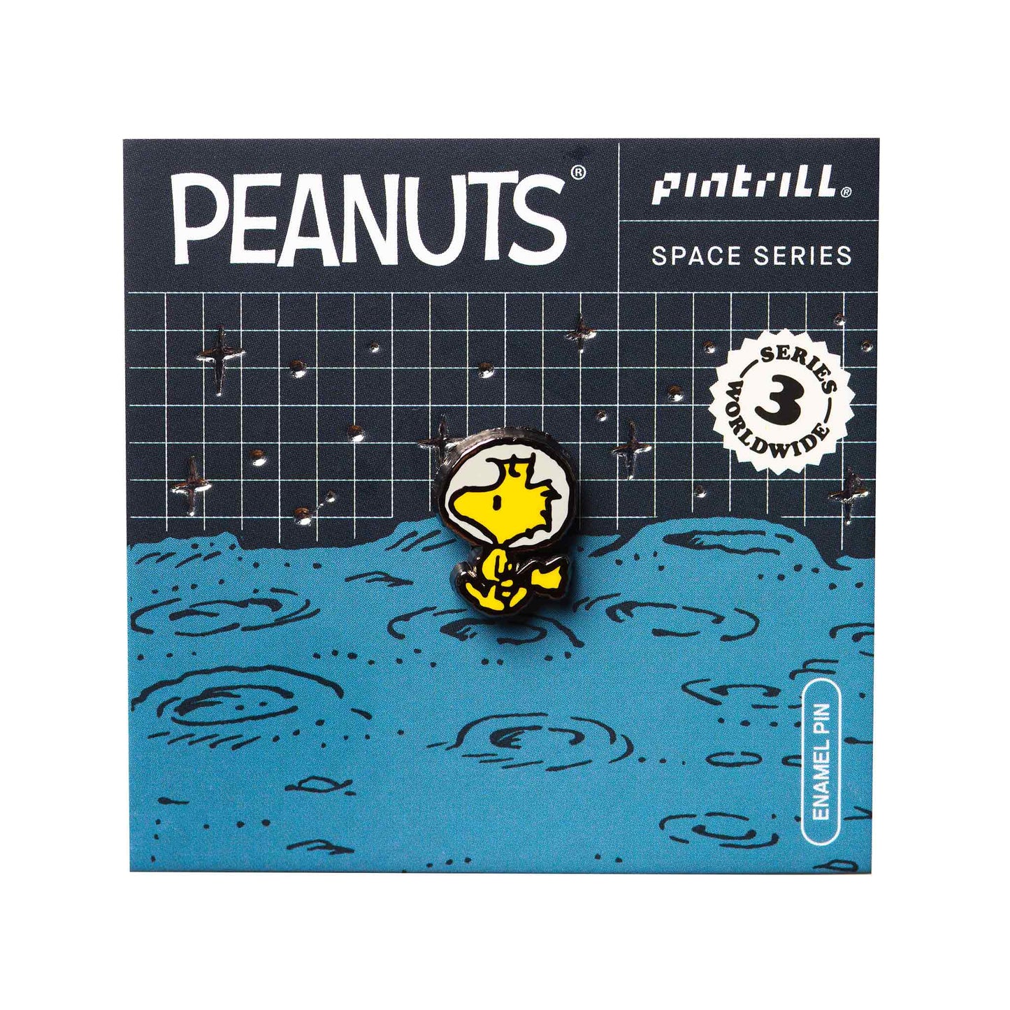 Astronaut Woodstock Pin