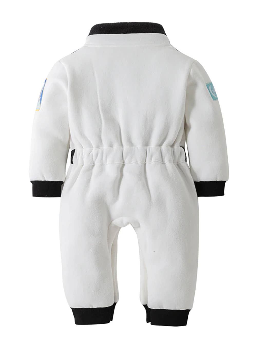 White Astronaut Fleece Baby Costume Jumpsuit