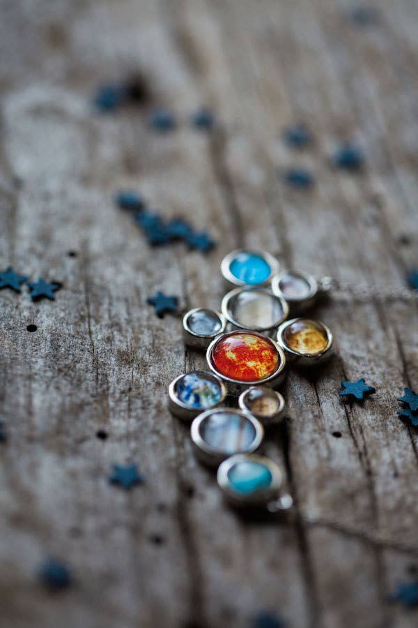 Solar System Bib Necklace