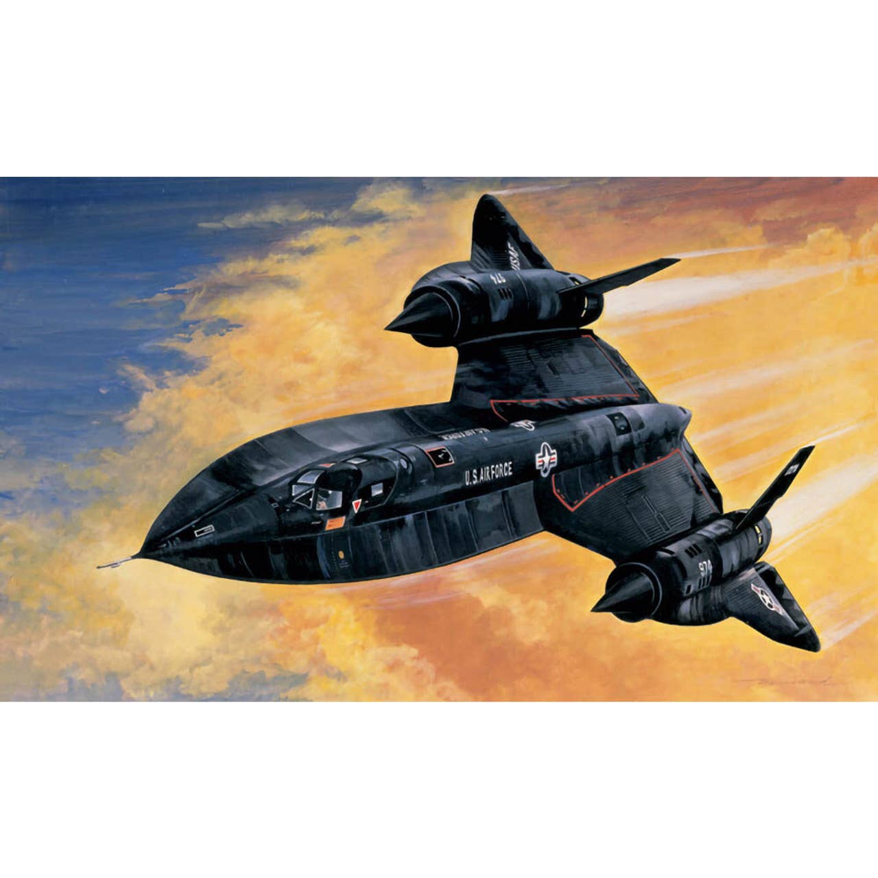 SR-71 Blackbird with Drone 1/72 Kit (0145)