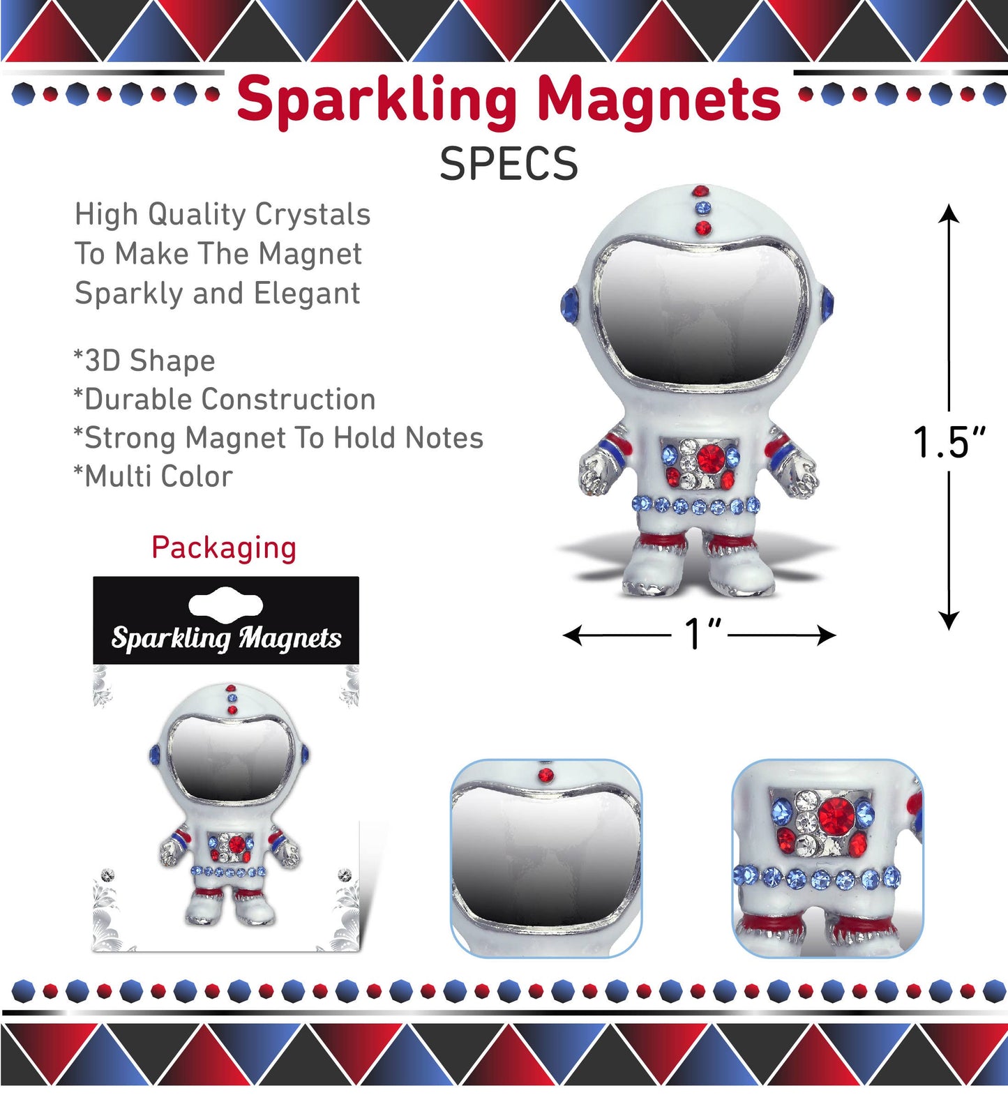 Sparkling Magnets - Astronaut